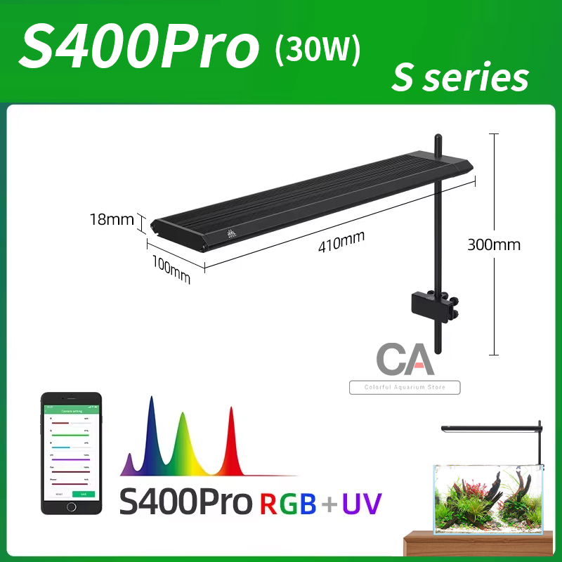 WEEK AQUA S Series RGB+UV Full - Aquarium Plant Growth Light recension och pris