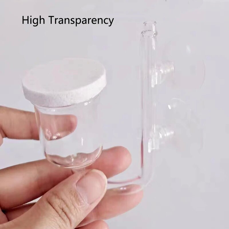 1Set Glass Air Pump Sand Stone - Aquarium Lily Pipe recension och pris