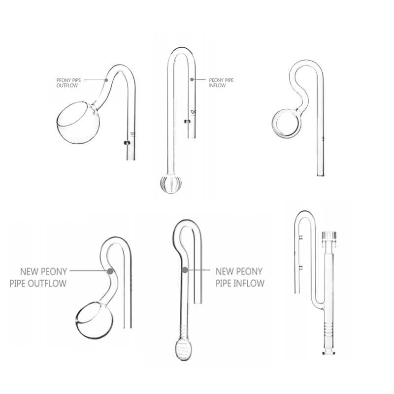 VIV High Quality Glass Inflow  - Aquarium Lily Pipe recension och pris
