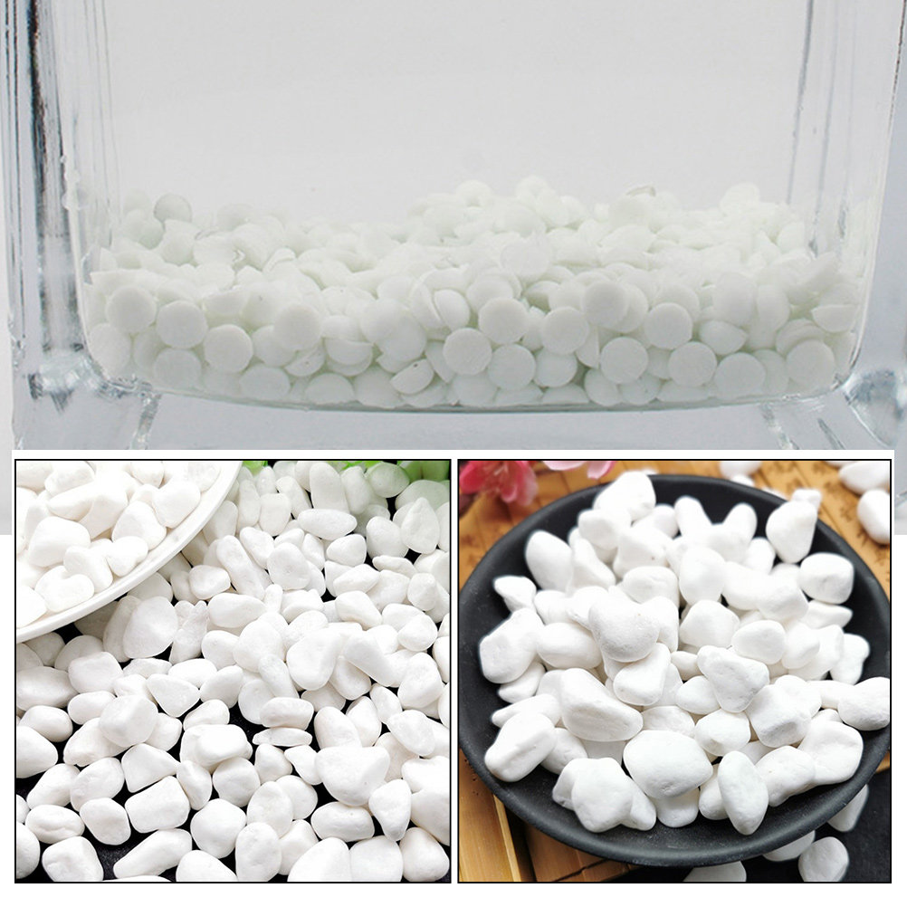 1Set White Small Stones Decora - Planted Aquarium With Gravel recension och pris