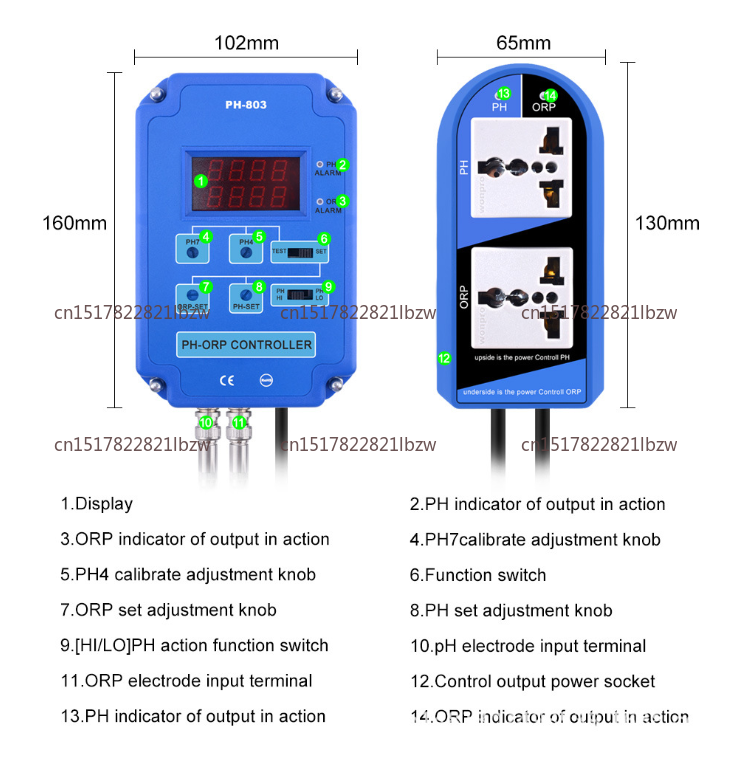 2-In-1 Digital PH/ORP Meter Re - Planted Aquarium Ph recension och pris