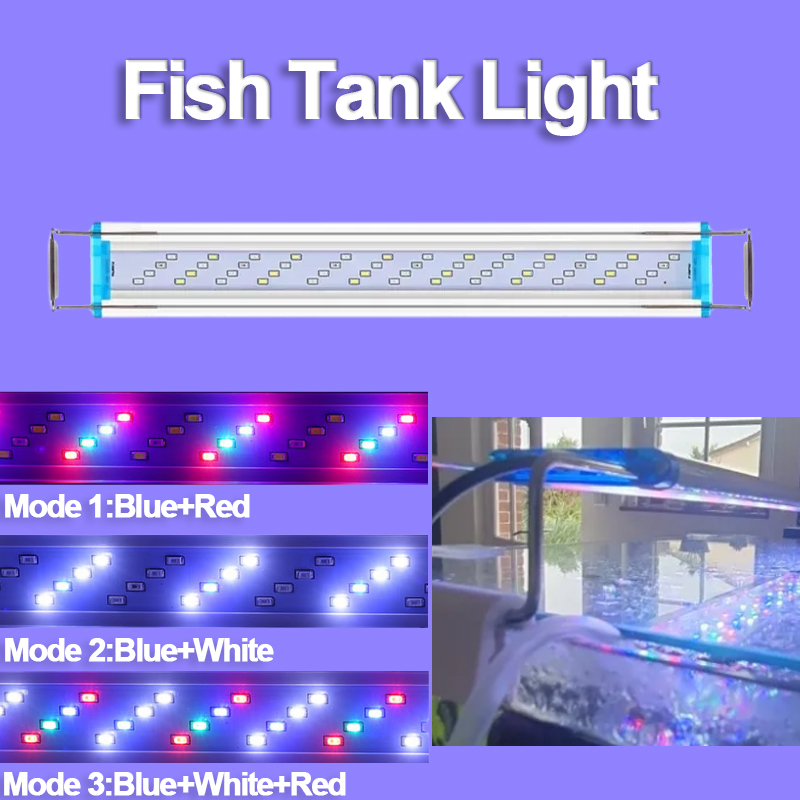 Fish Tank Light 18cm 28cm 38cm - Aquarium Plant Growth Light recension och pris