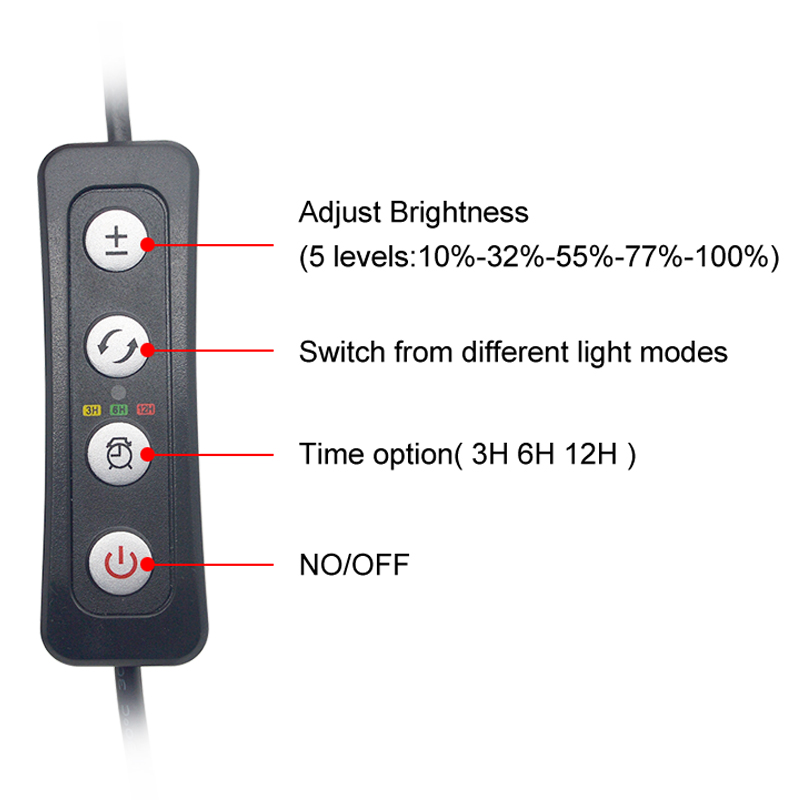 Aquarium LED Light for 16-64CM - Aquarium Plant Grow Light recension och pris