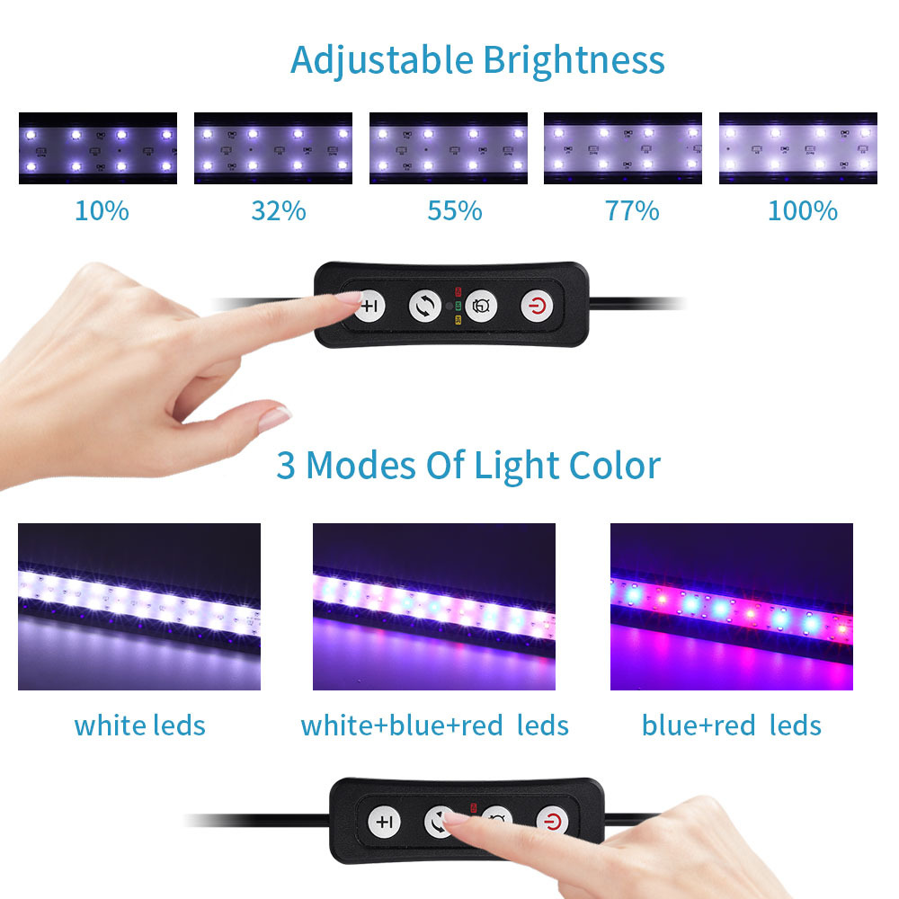 Adjustable Brightness of Fish  - Aquarium Plant Growth Light recension och pris