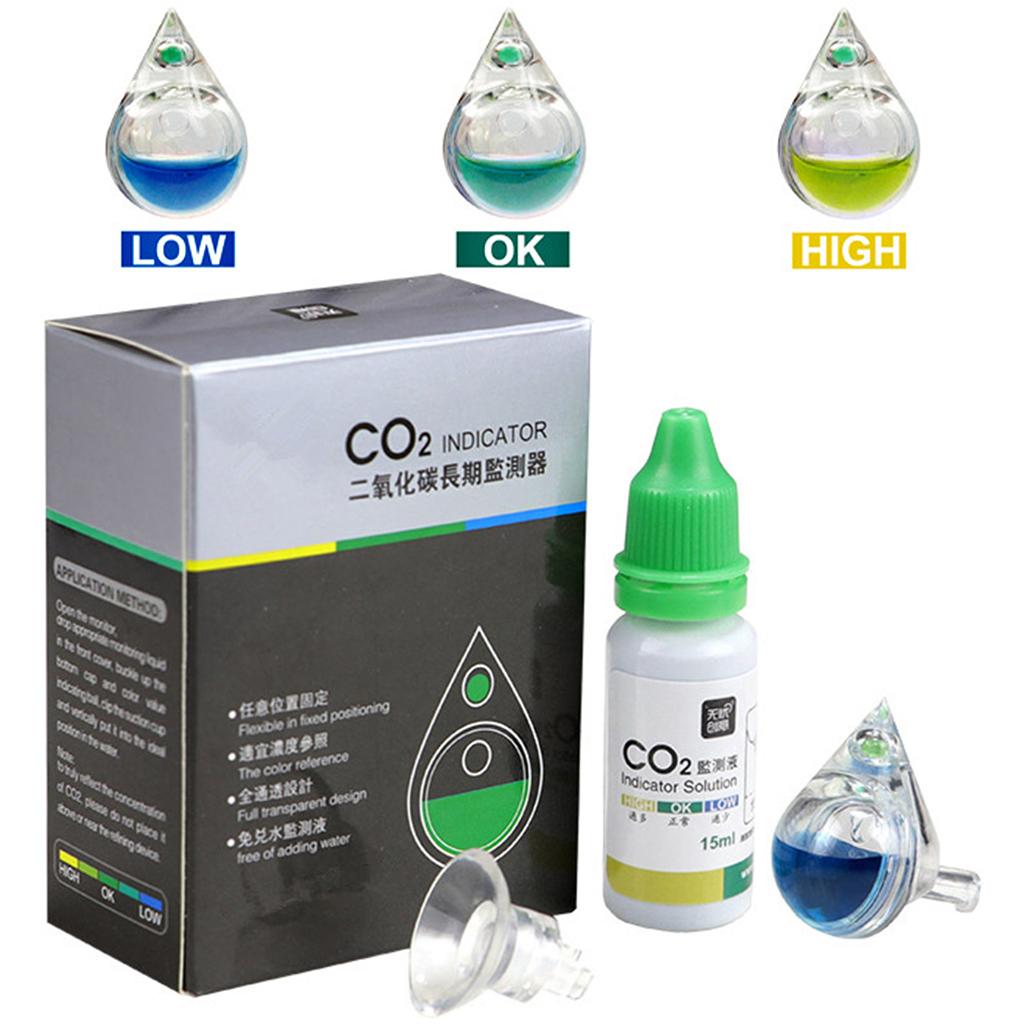 Aquarium CO2 Indicator Solutio - Planted Aquarium Ph recension och pris