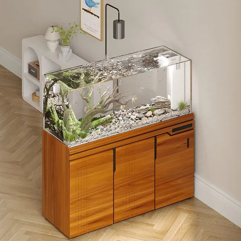 Large Ultra White Glass Fish T - Aquarium Planted Tank Filter recension och pris