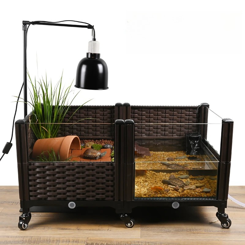 Eco Turtle Tank with Basking P - Aquarium Plant Yellowing recension och pris
