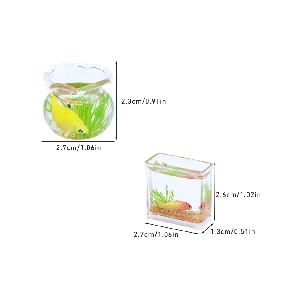 1Pc 1:12 Mini DollHouse Simula - Planted Aquarium Photos recension och pris