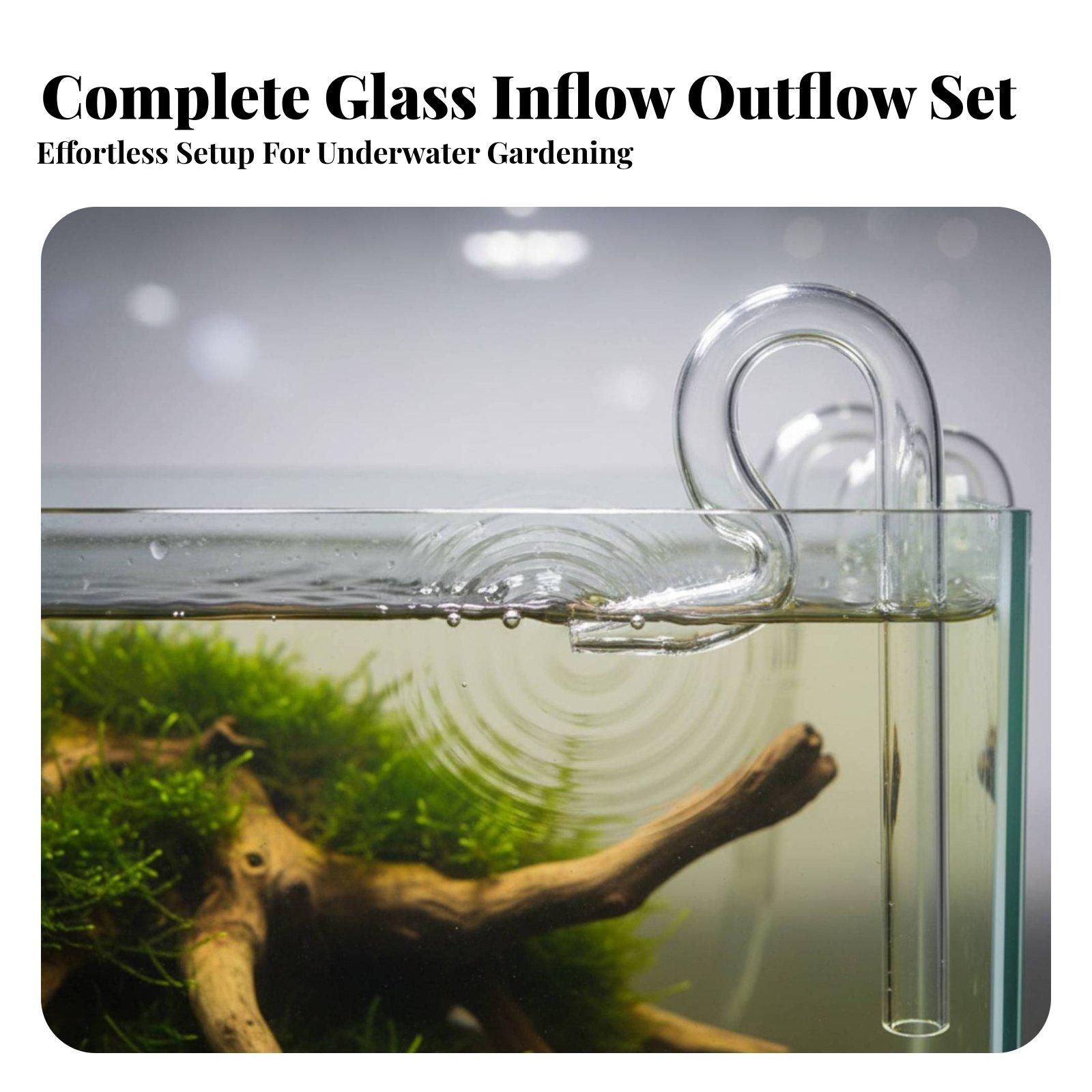 Planted Tank Glass Lily Pipe I - Aquarium Planted Tank Filter recension och pris