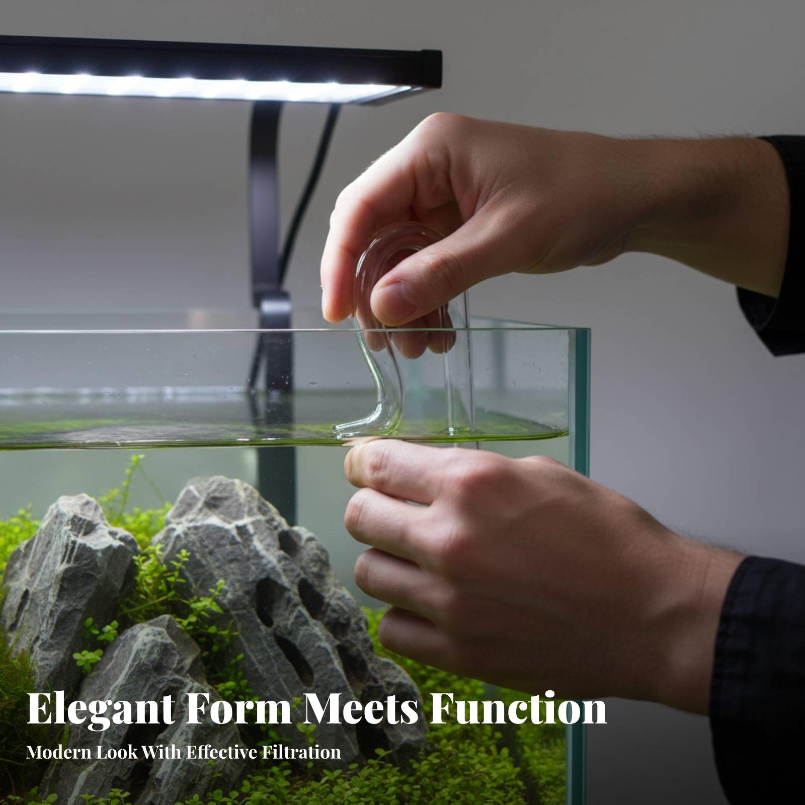 Planted Tank Glass Lily Pipe I - Aquarium Planted Tank Filter recension och pris