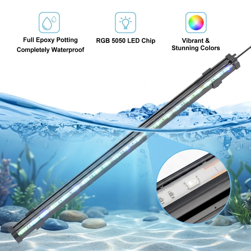 USB LED Aquarium Air Bubble Li - Aquarium Lily Pipe recension och pris