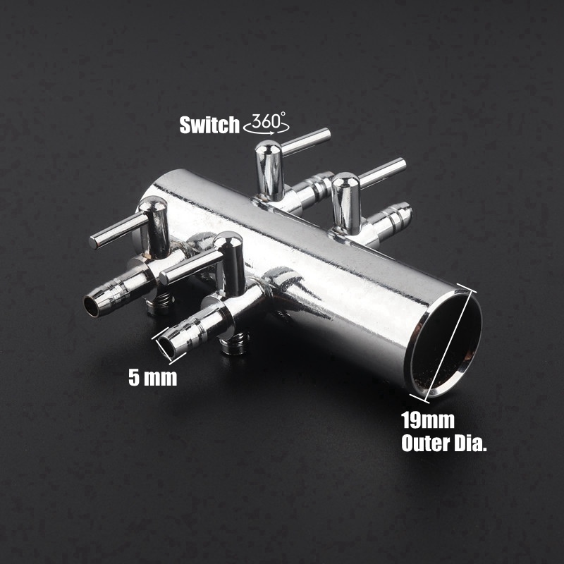4~12 Ways 19mm-5mm Stainless S - Aquarium Lily Pipe recension och pris