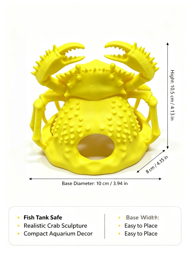 Simulated crab-shaped aquarium - Aquarium Plant Yellowing recension och pris